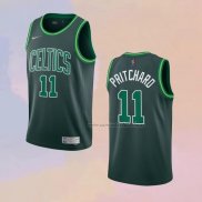 Camiseta Boston Celtics Payton Pritchard NO 11 Earned 2020-21 Verde