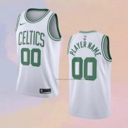 Camiseta Boston Celtics Personalizada Association 2020-21 Blanco