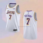 Camiseta Los Angeles Lakers Carmelo Anthony NO 7 Association 2021 Blanco