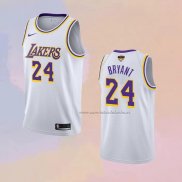 Camiseta Los Angeles Lakers Kobe Bryant NO 24 Association 2018-19 Blanco2