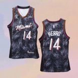 Camiseta Miami Heat Tyler Herro NO 14 Fashion Royalty Negro