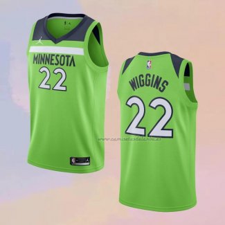 Camiseta Minnesota Timberwolves Andrew Wiggins NO 22 Statement 2020-21 Verde