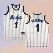 Camiseta Orlando Magic Anfernee Hardaway NO 1 Retro Blanco