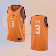 Camiseta Phoenix Suns Chris Paul NO 3 Statement 2020-21 Naranja