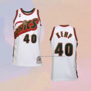 Camiseta Seattle SuperSonics Shawn Kemp NO 40 Historic Retro Blanco