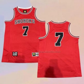 Camiseta Shohoku Miyagi NO 7 Rojo