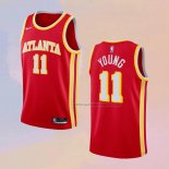 Camiseta Atlanta Hawks Trae Young NO 11 Icon 2020-21 Rojo