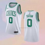 Camiseta Boston Celtics Jayson Tatum NO 0 Association 2017-18 Blanco