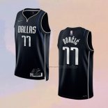 Camiseta Dallas Mavericks Luka Doncic NO 77 Select Series Negro