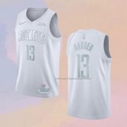 Camiseta Houston Rockets James Harden NO 13 MVP Blanco