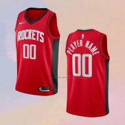 Camiseta Houston Rockets Personalizada Icon 2020-21 Rojo