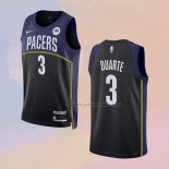 Camiseta Indiana Pacers Chris Duarte NO 3 Ciudad 2022-23 Azul