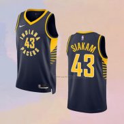 Camiseta Indiana Pacers Pascal Siakam NO 43 Icon Azul