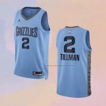 Camiseta Memphis Grizzlies Xavier Tillman NO 2 Statement 2022-23 Azul