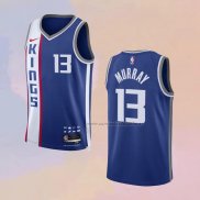 Camiseta Sacramento Kings Keegan Murray NO 13 Ciudad 2023-24 Azul