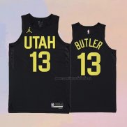 Camiseta Utah Jazz Jared Butler NO 13 Statement 2022-23 Negro