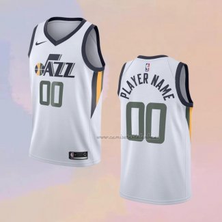 Camiseta Utah Jazz Personalizada Association Blanco