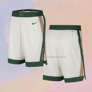 Pantalone Boston Celtics Ciudad 2023-24 Crema