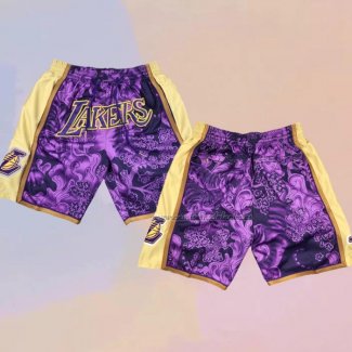 Pantalone Los Angeles Lakers Special Year Of The Tiger Violeta