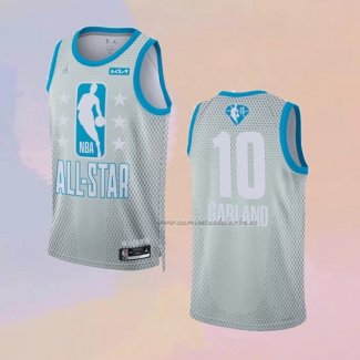 Camiseta All Star 2022 Cleveland Cavaliers Darius Garland NO 10 Gris