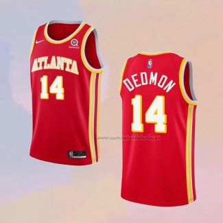 Camiseta Atlanta Hawks Dewayne Dedmon NO 14 Icon 2020-21 Rojo