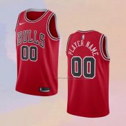 Camiseta Chicago Bulls Personalizada Icon Rojo