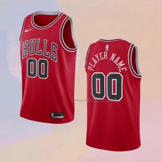 Camiseta Chicago Bulls Personalizada Icon Rojo