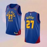 Camiseta Denver Nuggets Jamal Murray NO 27 Statement 2022-23 Azul