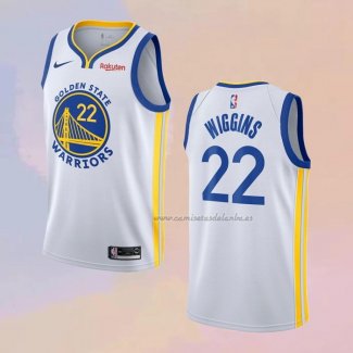 Camiseta Golden State Warriors Andrew Wiggins NO 22 Association Blanco