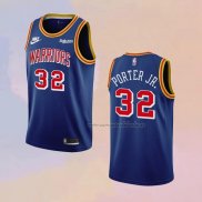 Camiseta Golden State Warriors Otto Porter Jr. NO 32 75th Anniversary Azul