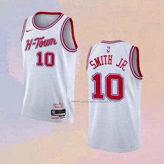 Camiseta Houston Rockets Jabari Smith JR. NO 1 Ciudad 2022-23 Negro