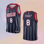 Camiseta Houston Rockets Jae'sean Tate NO 8 Ciudad 2022-23 Negro