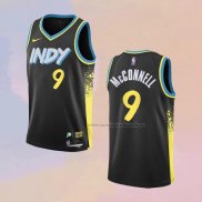 Camiseta Indiana Pacers T.J. McConnell NO 9 Ciudad 2021-22 Azul