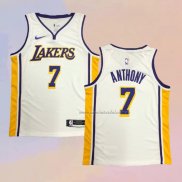 Camiseta Los Angeles Lakers Carmelo Anthony NO 7 Association Blanco