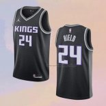 Camiseta Sacramento Kings Buddy Hield NO 24 Statement Negro