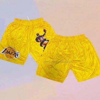 Pantalone Los Angeles Lakers Kobe Bryant Mamba Amarillo