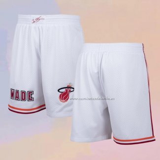 Pantalone Miami Heat Mitchell & Ness Blanco