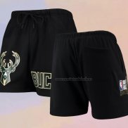 Pantalone Milwaukee Bucks Pro Standard Mesh Capsule Negro