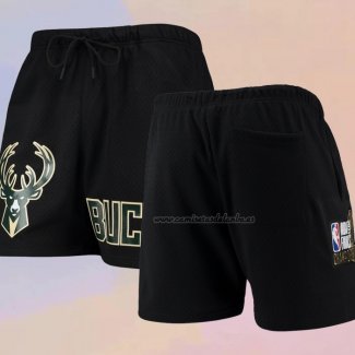 Pantalone Milwaukee Bucks Pro Standard Mesh Capsule Negro