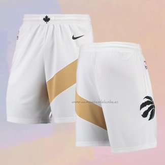 Pantalone Toronto Raptors Ciudad 2018 Blanco