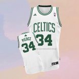 Camiseta Boston Celtics Paul Pierce NO 34 Blanco