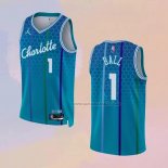 Camiseta Charlotte Hornets LaMelo Ball NO 1 Ciudad 2022-23 Azul