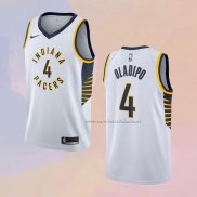 Camiseta Indiana Pacers Victor Oladipo NO 4 Association Blanco