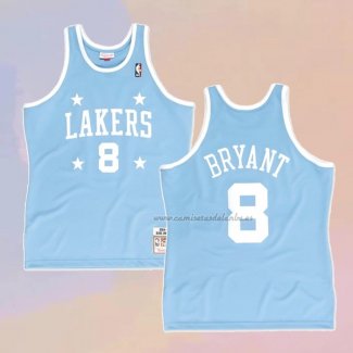 Camiseta Los Angeles Lakers Kobe Bryant NO 8 Mitchell & Ness 2004-05 Azul