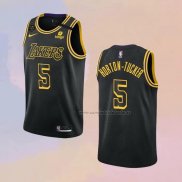 Camiseta Los Angeles Lakers Talen Horton-Tucker NO 5 Mamba 2021-22 Negro