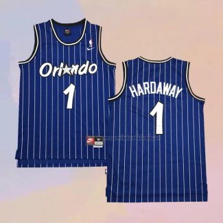 Camiseta Orlando Magic Anfernee Hardaway NO 1 Retro Azul