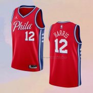 Camiseta Philadelphia 76ers Tobias Harris NO 12 Statement 2020-21 Rojo