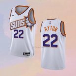 Camiseta Phoenix Suns Deandre Ayton NO 22 Association 2023-24 Blanco