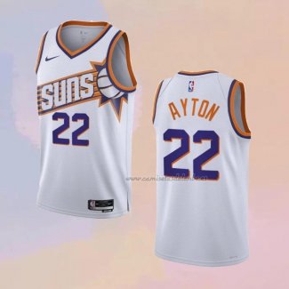 Camiseta Phoenix Suns Deandre Ayton NO 22 Association 2023-24 Blanco