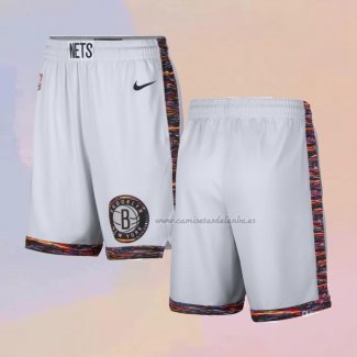 Pantalone Brooklyn Nets Ciudad Edition Blanco